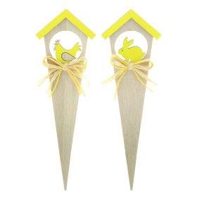 Easter Homa fakarós betűző - Sárga 20 cm