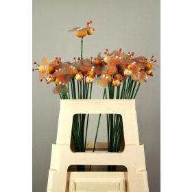 Tavaszi Méhecskés betűző - Narancssárga 6x50 cm