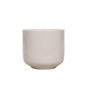 Bari szórt kerámia kaspó - Krém 13 x12 cm