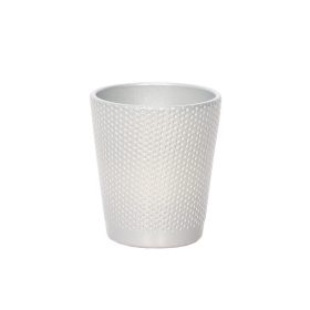 Pont Mintás Luxe kerámia kaspó - Ezüst P12