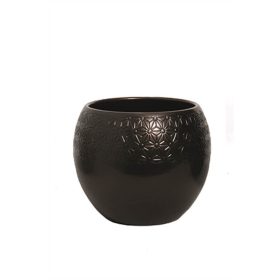 Symmetric Metál Bronz Gömb kerámia kaspó P12