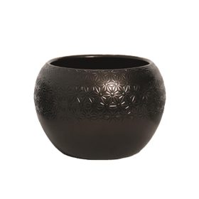 Symmetric Metál Bronz kerámia váza P15