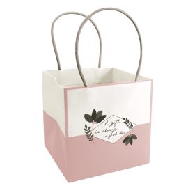 "Good Idea" füles kis táska - Pink 12x12x12 cm