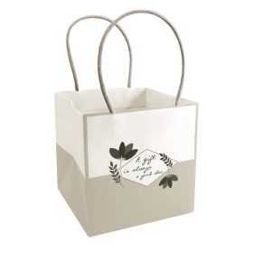   "Good Idea" füles kis táska - Szürke 12x12x12 cm