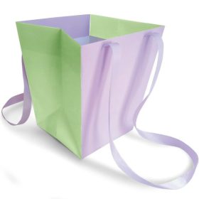 Elegant Duo szallag füles táska - Lila 16x11x15 cm