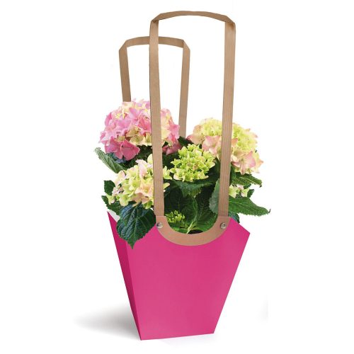 Aqua Füles növény táska -Rózsaszín 10x17x20 cm