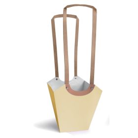 Aqua Füles növény táska - Krém 10x17x20 cm