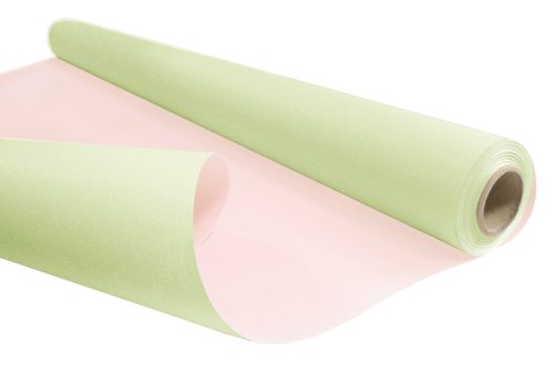 DUO PASTEL  papír tekercs - Green/Pink 0,8x40 m