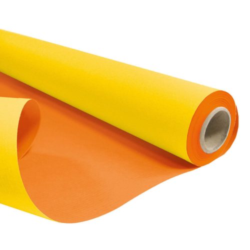 DUO PASTEL  papír tekercs - Yellow/Orange 0,8x40 m