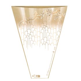   Celofán Ablakos papír virágtasak - Fehér 50x35x10 cm (50 db)