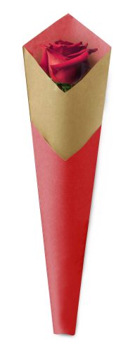 Valentine's Day papír display - Piros 73x15x13,5 cm