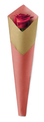 Valentine's Day papír display - Rózsaszín 73x15x13,5 cm