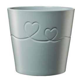 "Endless Love" kerámia kaspó - Kék 13x12 cm