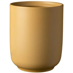 Orch. Bari kerámia váza - Sárga 13x15 cm