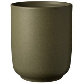 Orch. Bari kerámia váza - Sötét Zöld 13x15 cm