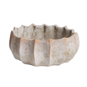 Bordás beton tál - Barna 21x9 cm