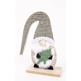 Fatalpas textil sipkás manó - Zöld 14x21 cm