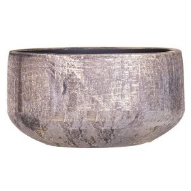 Madeira Rusztikus kerámia tál  - Arany 28x13 cm