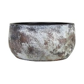 Fleur Old White kerámia tál- Fehér 29x14 cm