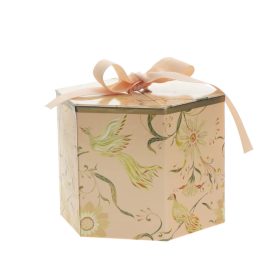   "Snowbird" Exklúzív kalapdoboz - Rózsaszín 15x13cm