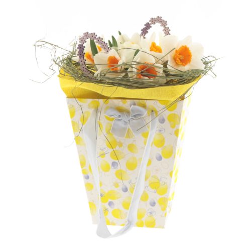 Húsvéti Masnis Kakasos táska - Kék 13x20 cm