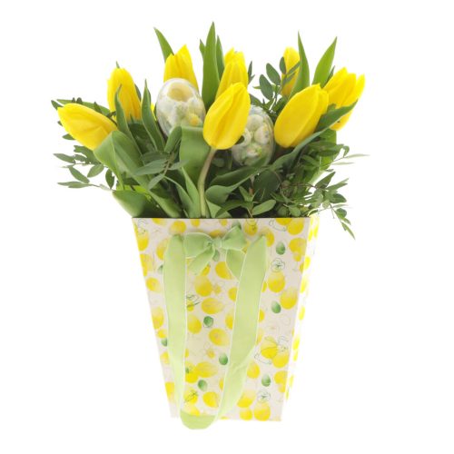 Húsvéti Masnis Kakasos táska - Zöld 13x20 cm