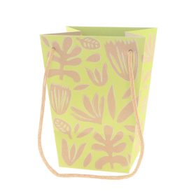 Akai Húsvéti Virágos füles táska - Sárga 15x11x25 cm