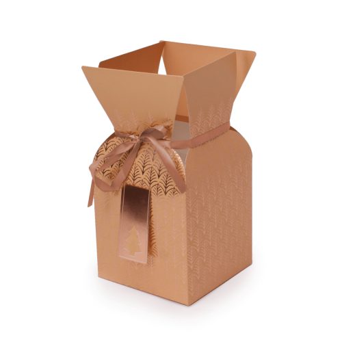 Deluxe csokortartó box - Caramel 13x13x26 cm