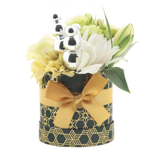 Lumis X-Mas kalapdoboz (Bélelt) - Zöld 13x13 cm