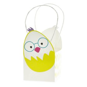 Csibe Füles tasak - Sárga 12x12x21 cm