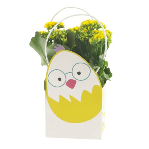 Csibe Füles tasak - Sárga 12x12x21 cm