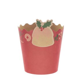 Tasty Christmas papír display - Piros 13x12 cm