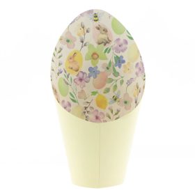 Virágos papír display P9 - Alma Zöld 10x15 cm