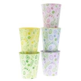 Florine Húsvéti bádog kaspó mix - Mix 11x13 cm